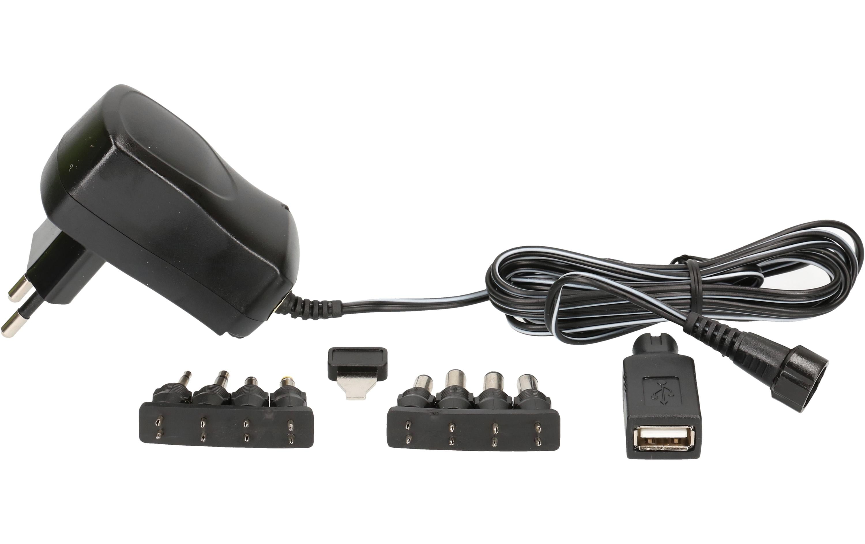 Max Hauri Universal Steckernetzteil 3-12 VDC, 10W, 600mA