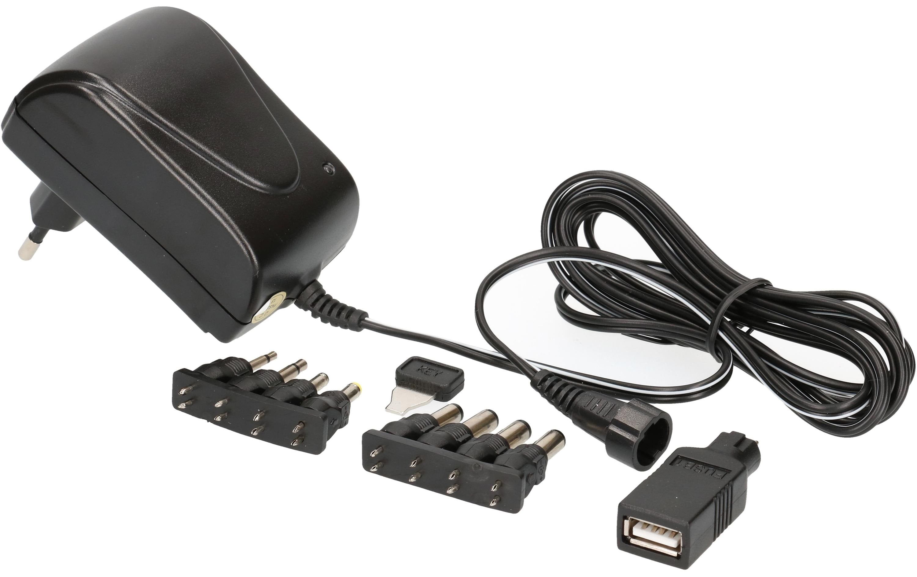 Max Hauri Universal Steckernetzteil 3-12 VDC, 10 W, 1500mA