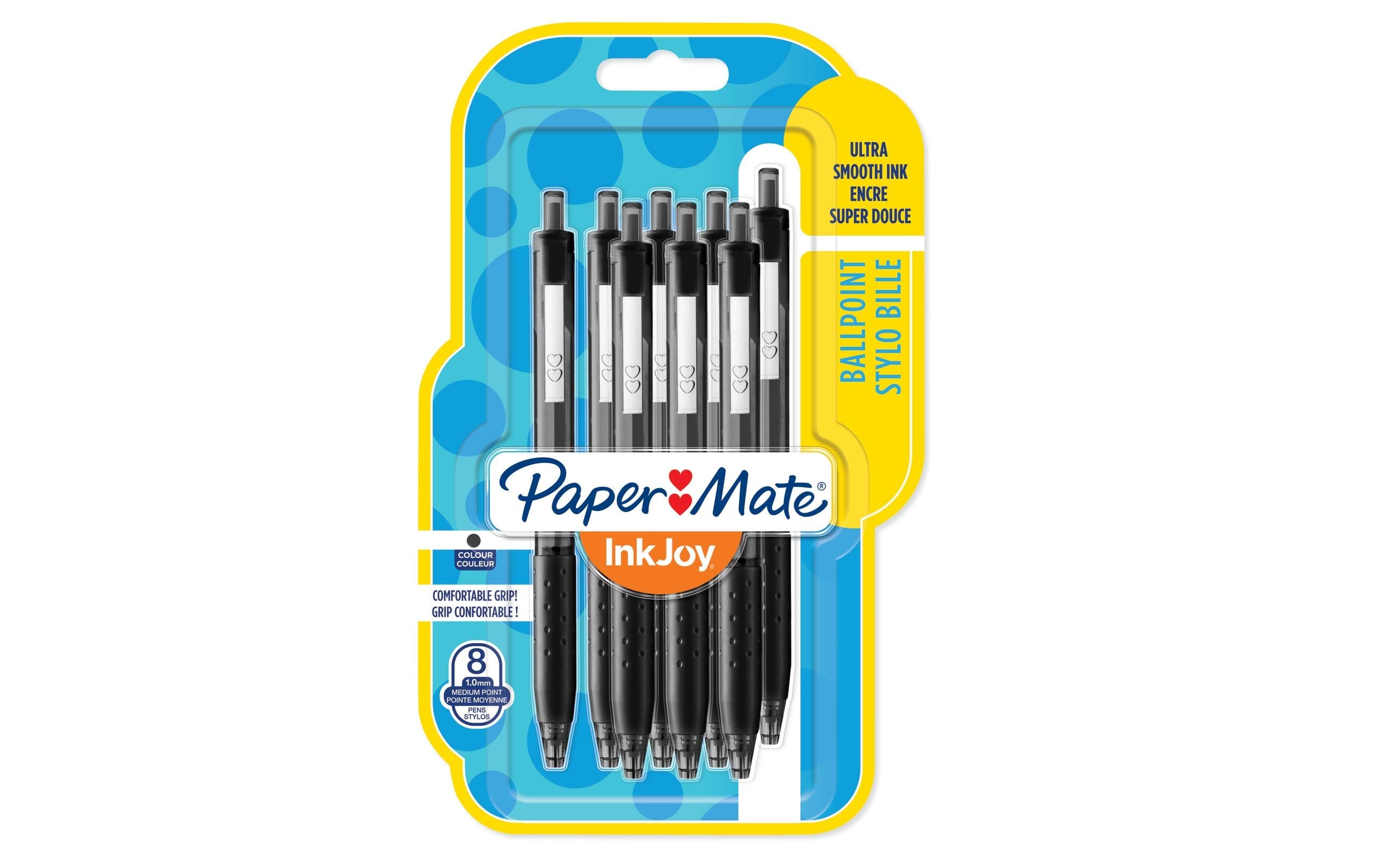 Papermate Kugelschreiber Inkjoy 300 RT M, schwarz, 8 Stk.