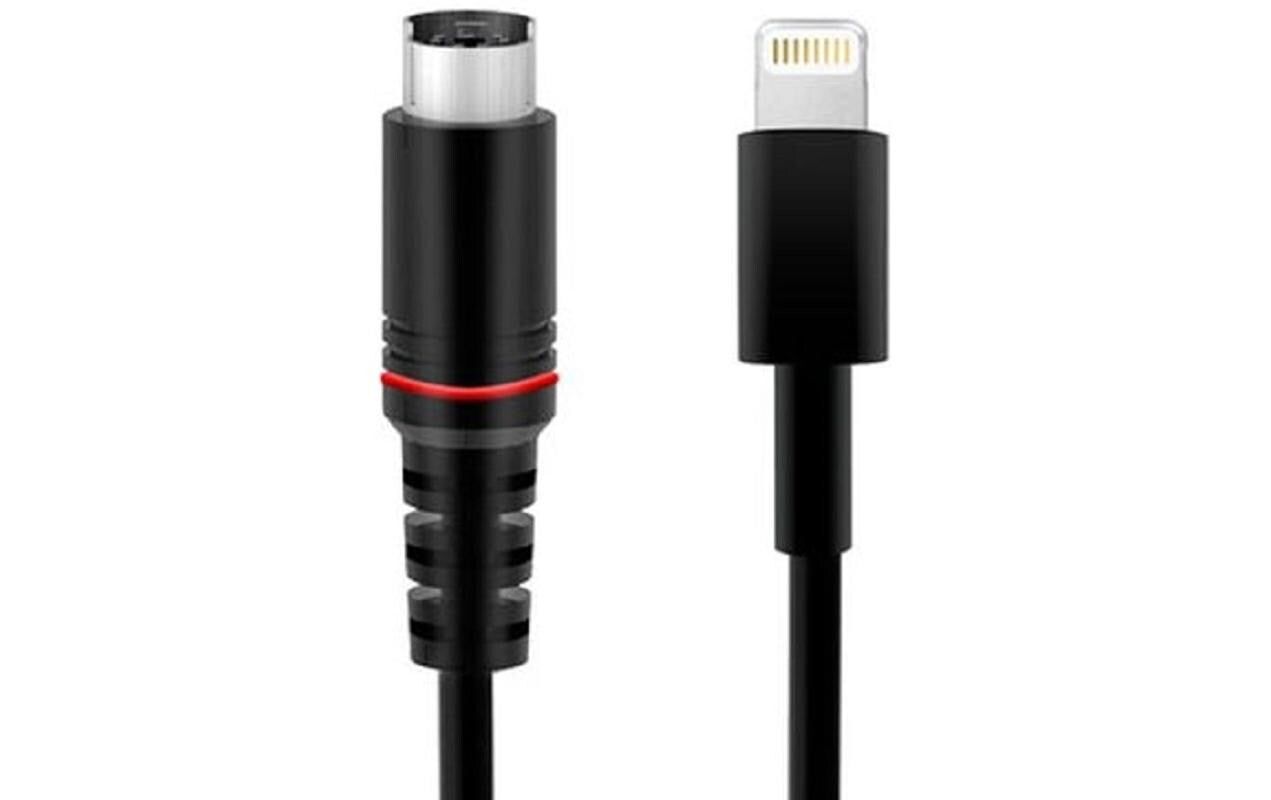 IK Multimedia Lightning to Mini-DIN cable with Charging