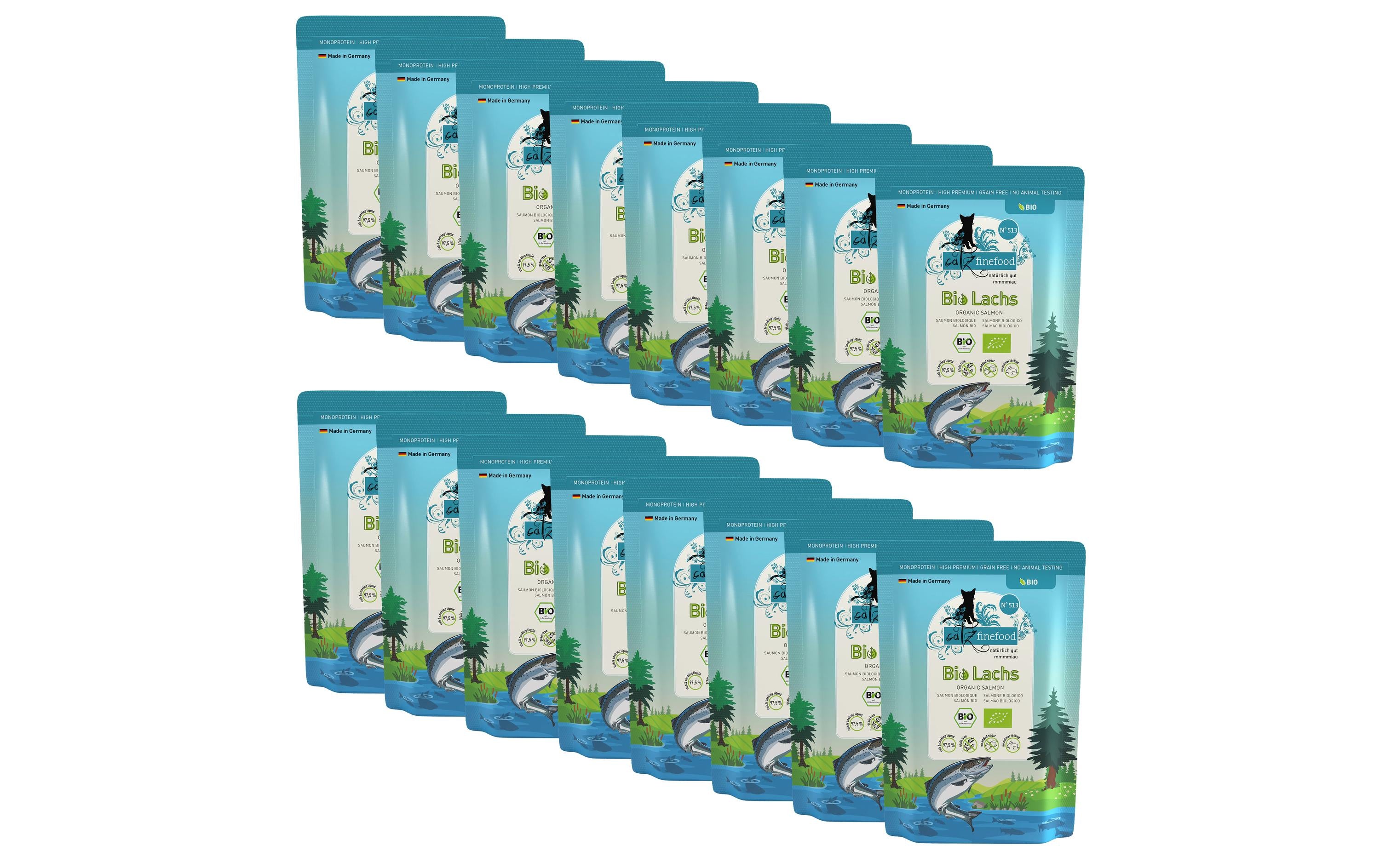 catz finefood Bio No.513 Lachs 12x85g Kit