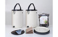 Bokashi II 2-er Set Weiss inkl.Terra Preta Bokashi