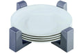 purvario Teller- und Topfhalter 2-er Set 2-er Set aus Kunststoff