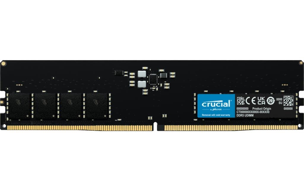 Crucial DDR5 16GB 4800MT/s Non-ECC CL40, 1.1V, 288Pin