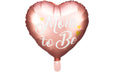 Partydeco Folienballon Mom to be rosa, 35 cm
