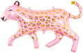 Partydeco Folienballon Leopard rosa/gold 103 x 60 cm