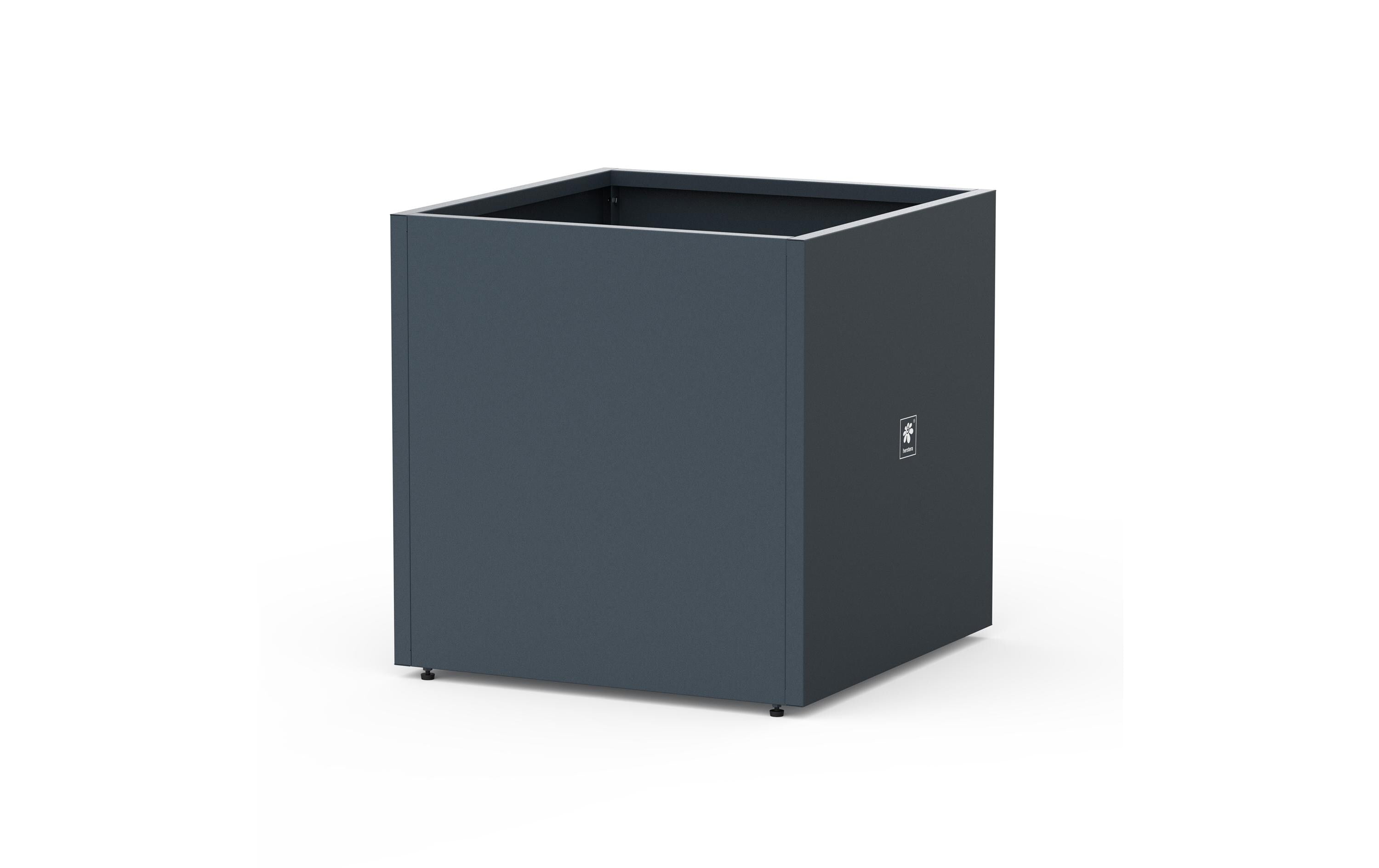 Herstera Metal Planter Cube 70x70x70cm Anthracite