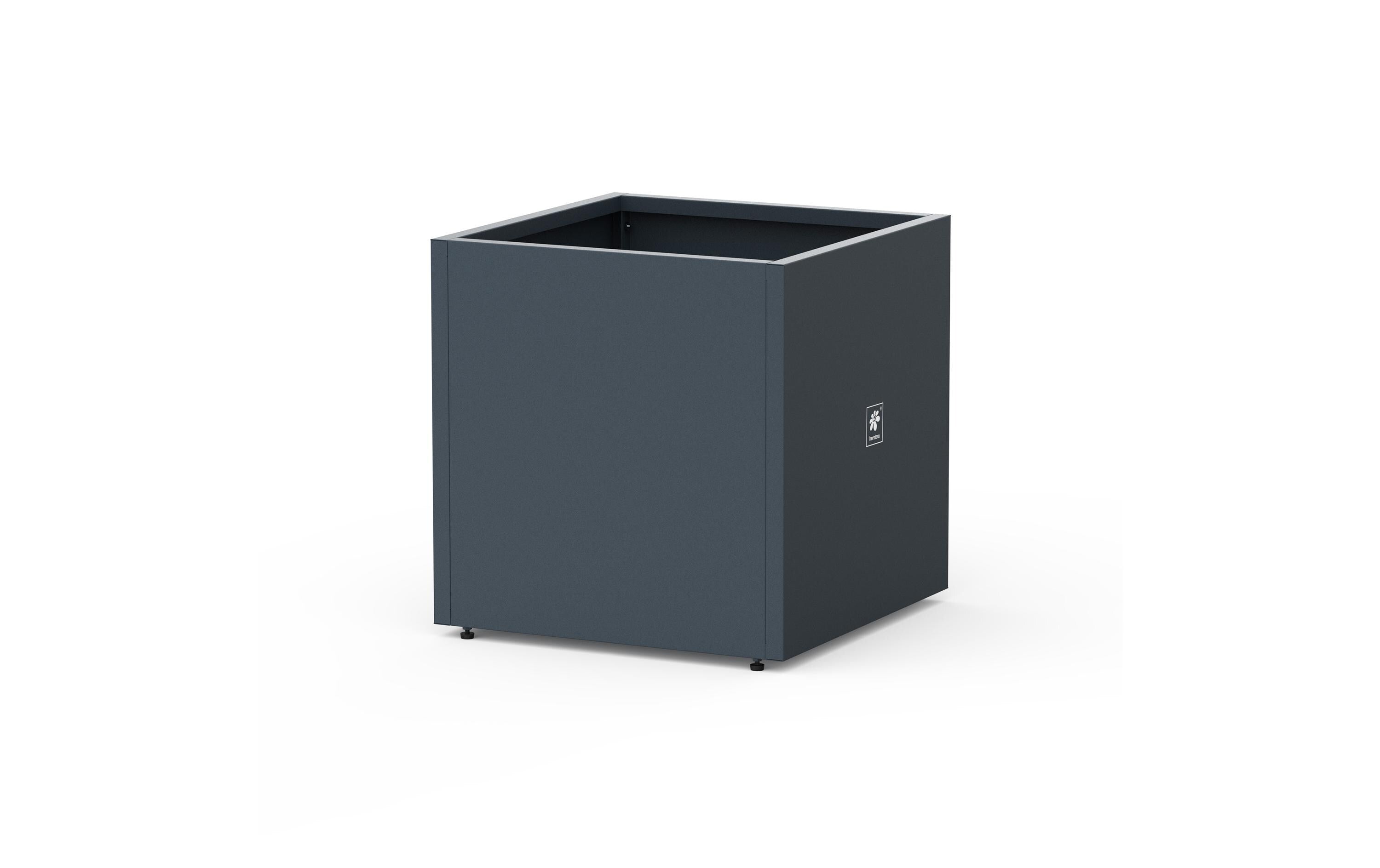 Herstera Metal Planter Cube 60x60x60cm Anthracite