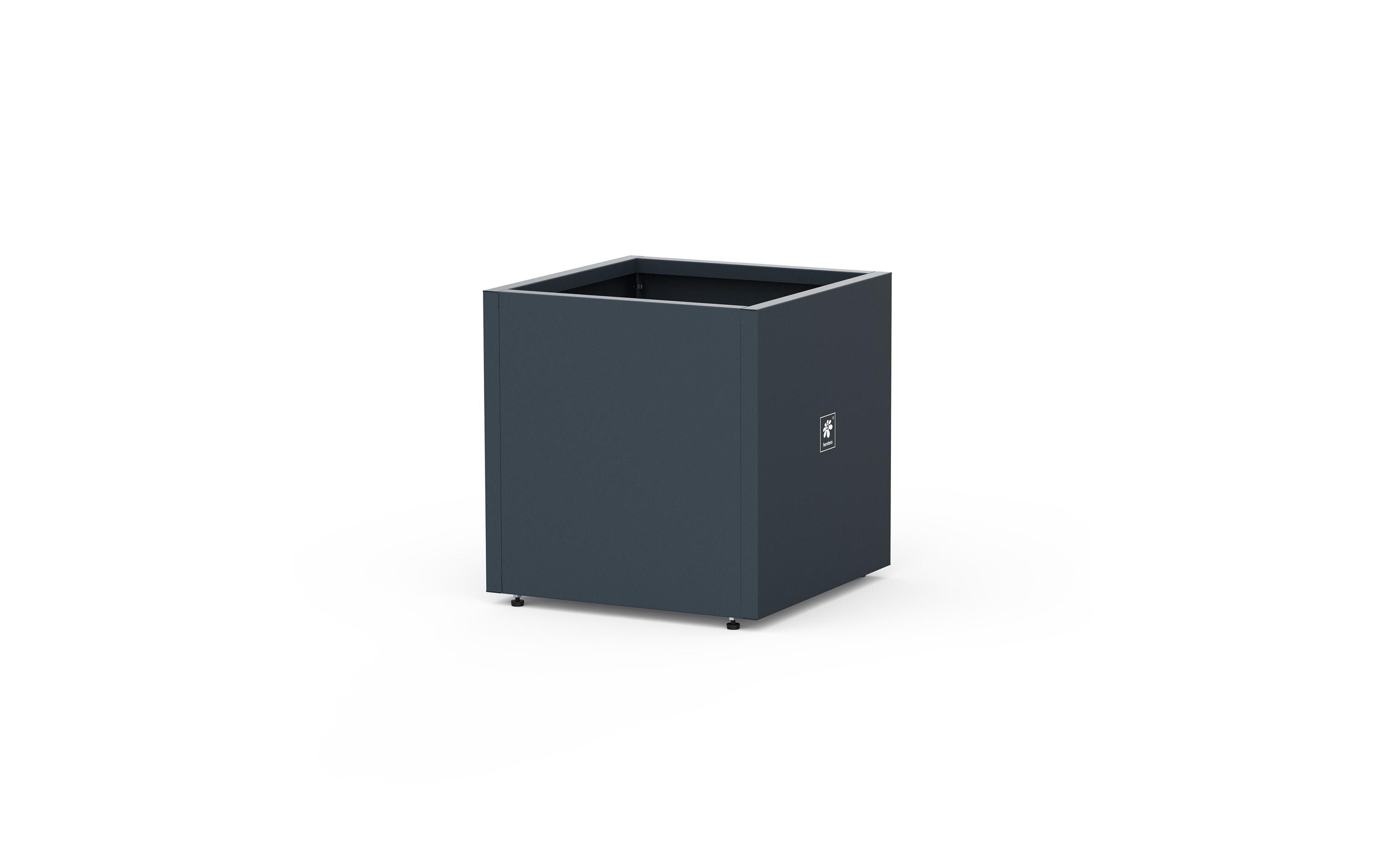 Herstera Metal Planter Cube 50x50x50cm Anthracite