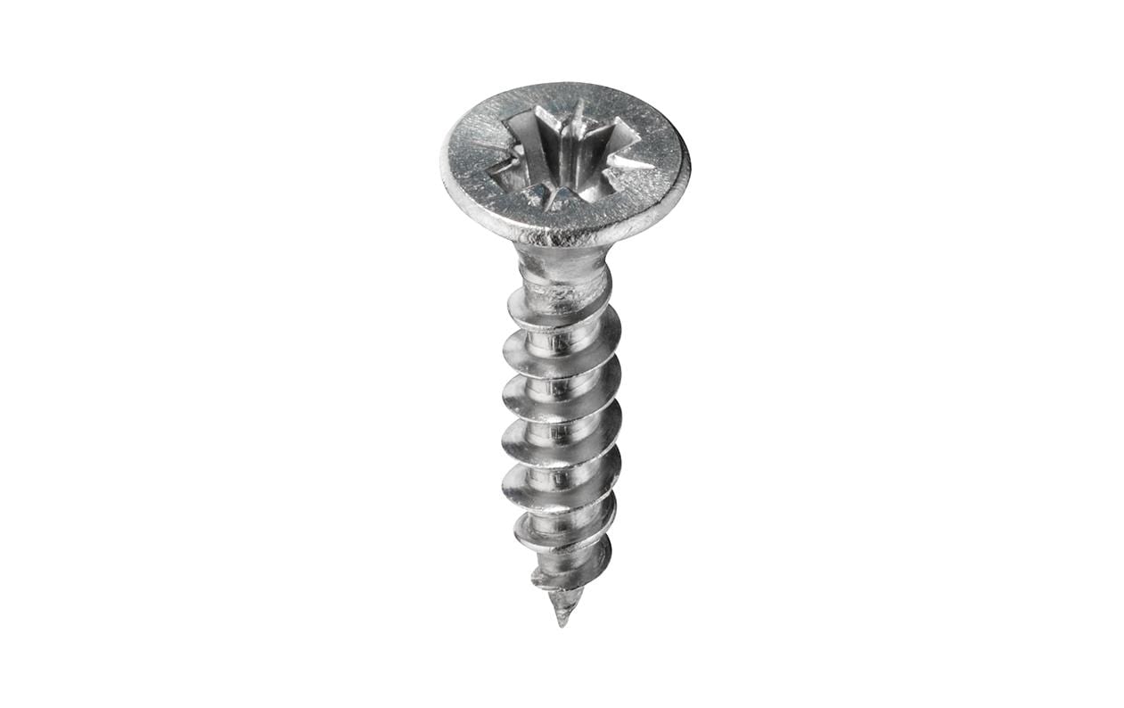 Krafter Spanplattenschrauben Pozidrive 4,0x 30 mm A2 Edelstahl rostfrei 6 ST