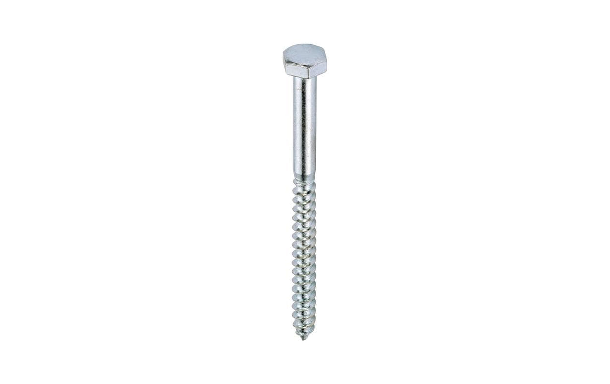 Krafter Schlüsselschrauben 10x 60 mm DIN 571 Stahl blau vz 2 ST