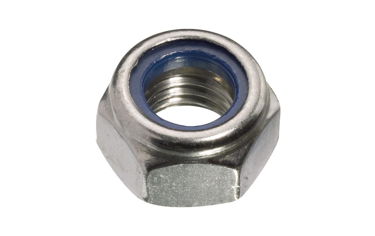 Krafter Sechskantmuttern selbstsichernd M20 DIN 985 Stahl vz 2 ST