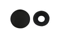 Krafter Abdeckkappen 2-teilig 15x 5 mm Kunststoff schwarz 8 ST