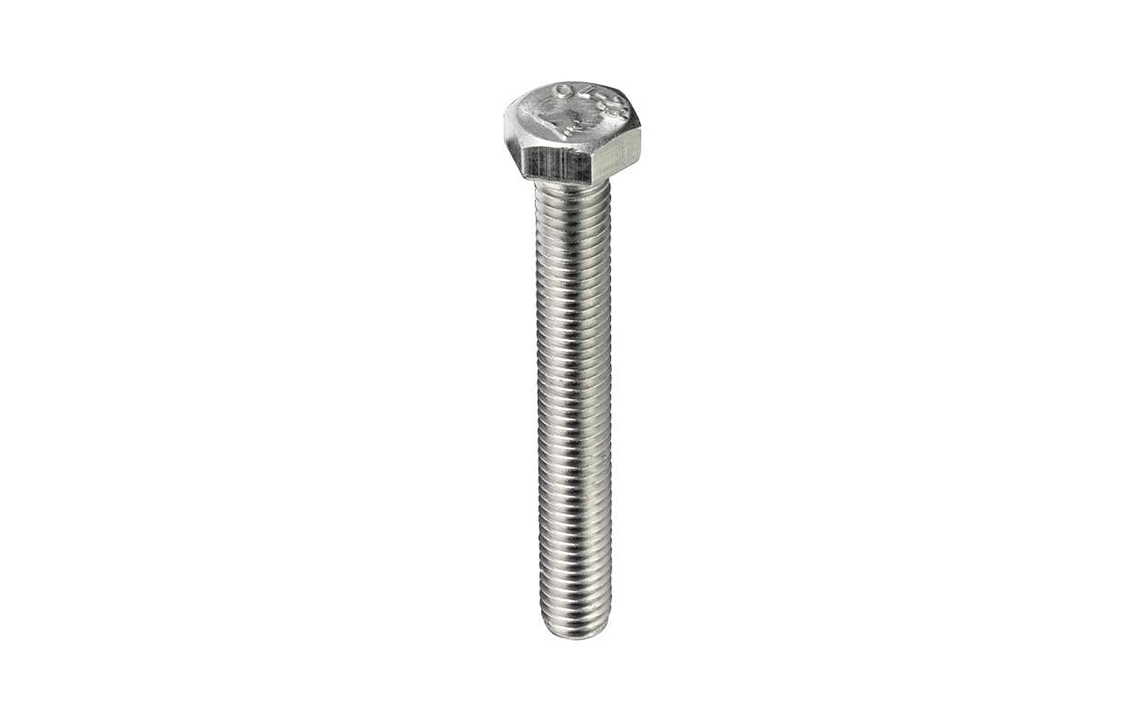 Krafter Sechskantschrauben mit Muttern M 6x 60 mm DIN 933 A2 Edelstahl rf 2 ST
