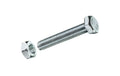 Krafter Sechskantschrauben mit Muttern M 8x 40 mm DIN 933 Stahl blau vz 4 ST