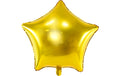 Partydeco Folienballon Star gold, 48 cm, 1 Stück