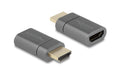 Delock HDMI Adapter Stecker zu Buchse 8K 60Hz Magnetisch