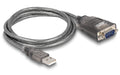 Schnittstellenkabel Adapter USB auf Seriell 1x USB 2.0 Typ-A, 1x Seriell RS-232 DB9