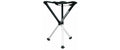 Walkstool Dreibeinhocker Comfort 55 cm Black, 55 cm