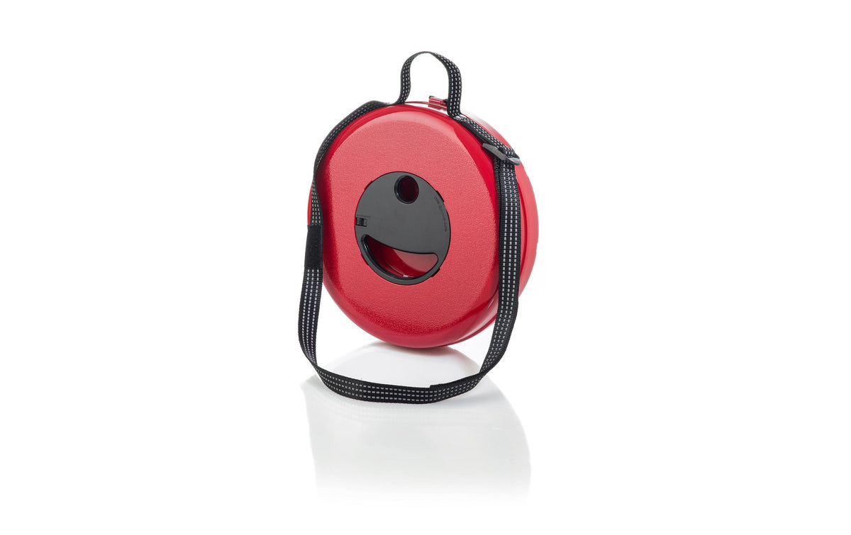 Wedo Teleskop-Hocker mit LED Funktion Tragfähigkeit: 130 kg, Farbe: rot