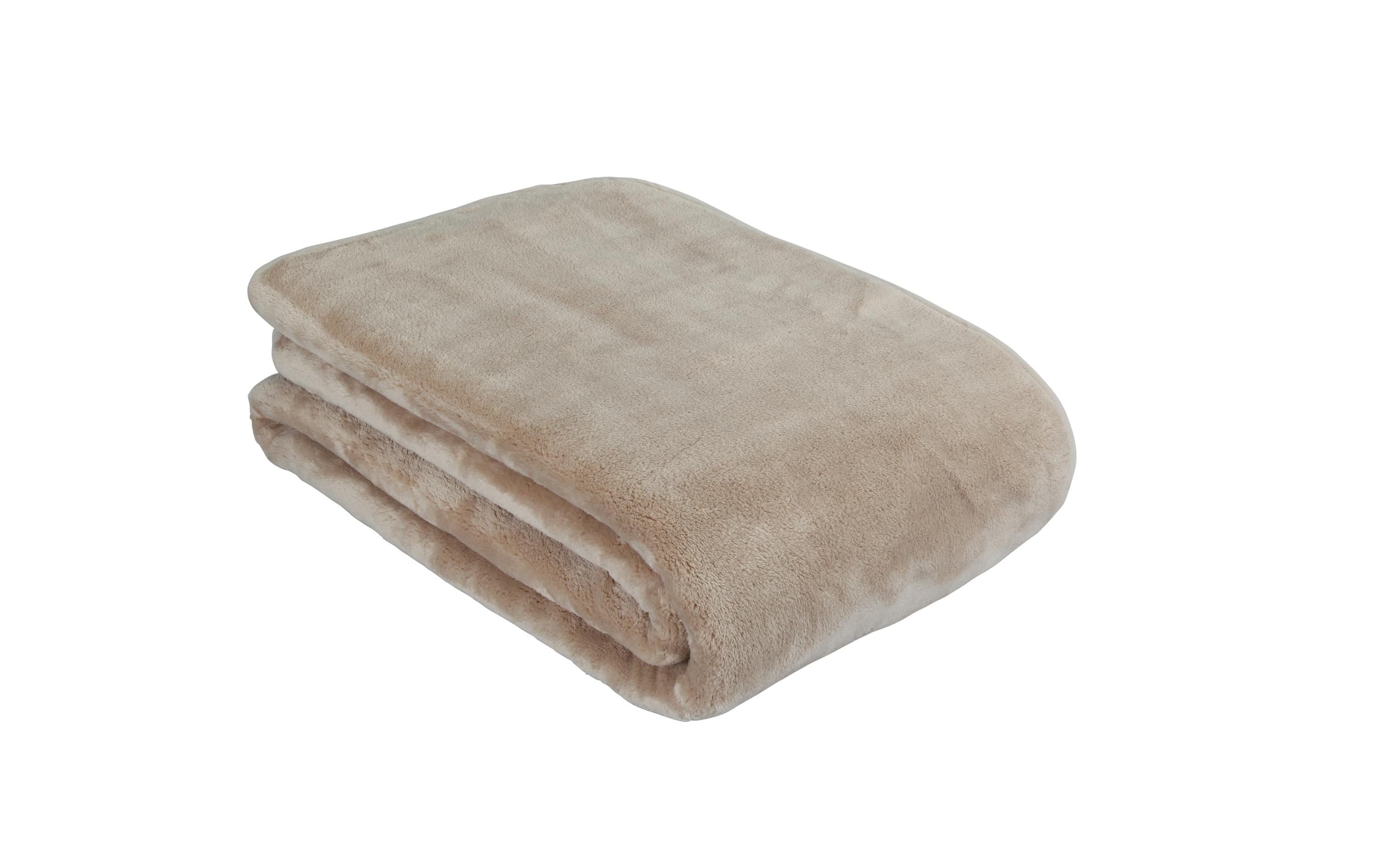 Eskimo Decke Cashmina, Nature 100% Micro-Polyester, waschbar, 150x200 cm