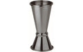 Paderno Cocktail Doppelmass schwarz 40/20ml, D 4cm, H 11cm