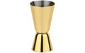 Paderno Cocktail Messbecher gold 40/20ml, D 4cm, H 7cm