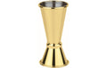 Paderno Cocktail Doppelmass gold 40/20ml, D 4cm, H 11cm
