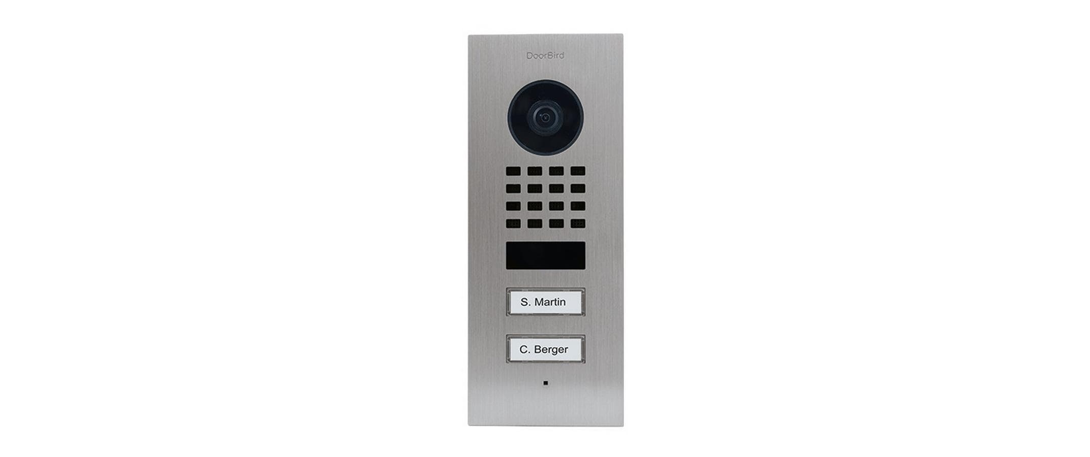 Doorbird Türsprechanlage D1102V UP 2 Ruftasten, Edelstahl V2A