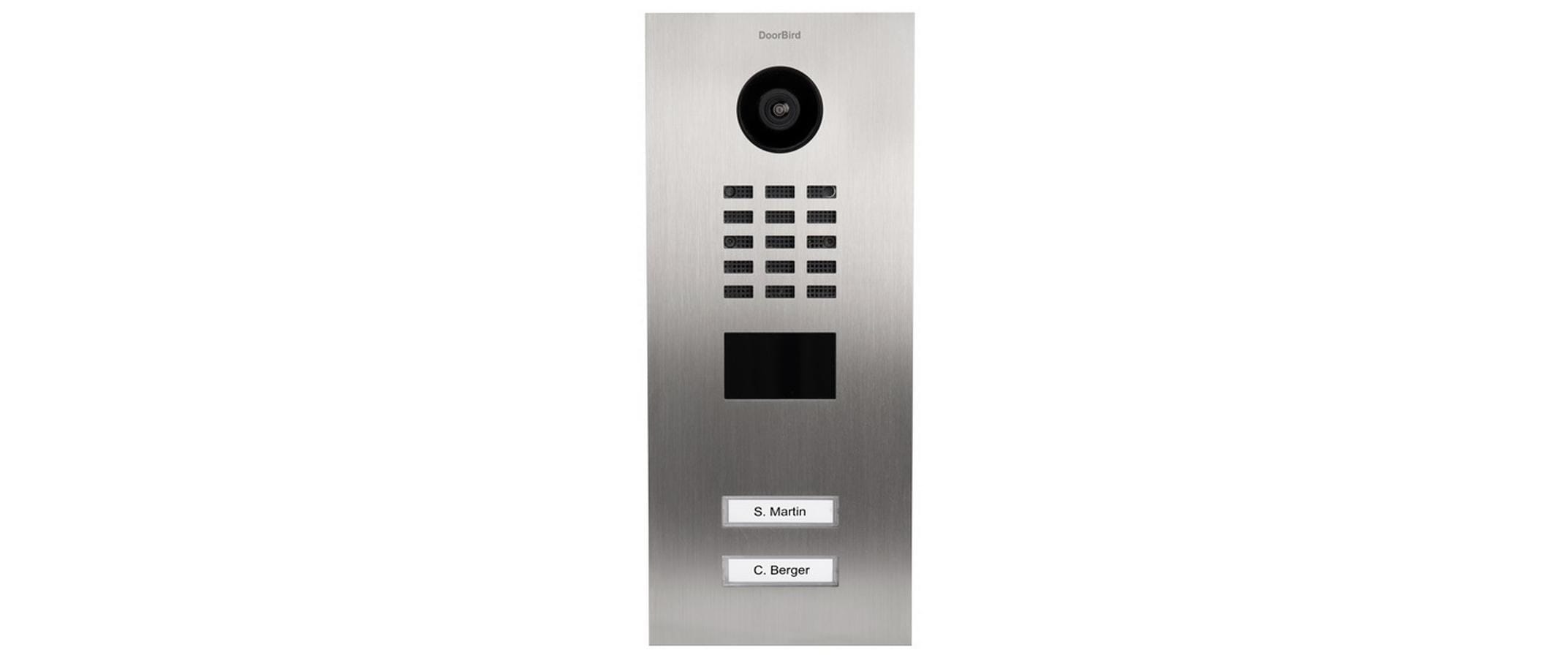 Doorbird Türsprechanlage D2102V 2 Ruftasten, Edelstahl V2A