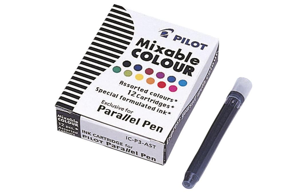 Pilot Parallel Pen Tintenpatrone assortiert IC-P3 à 12