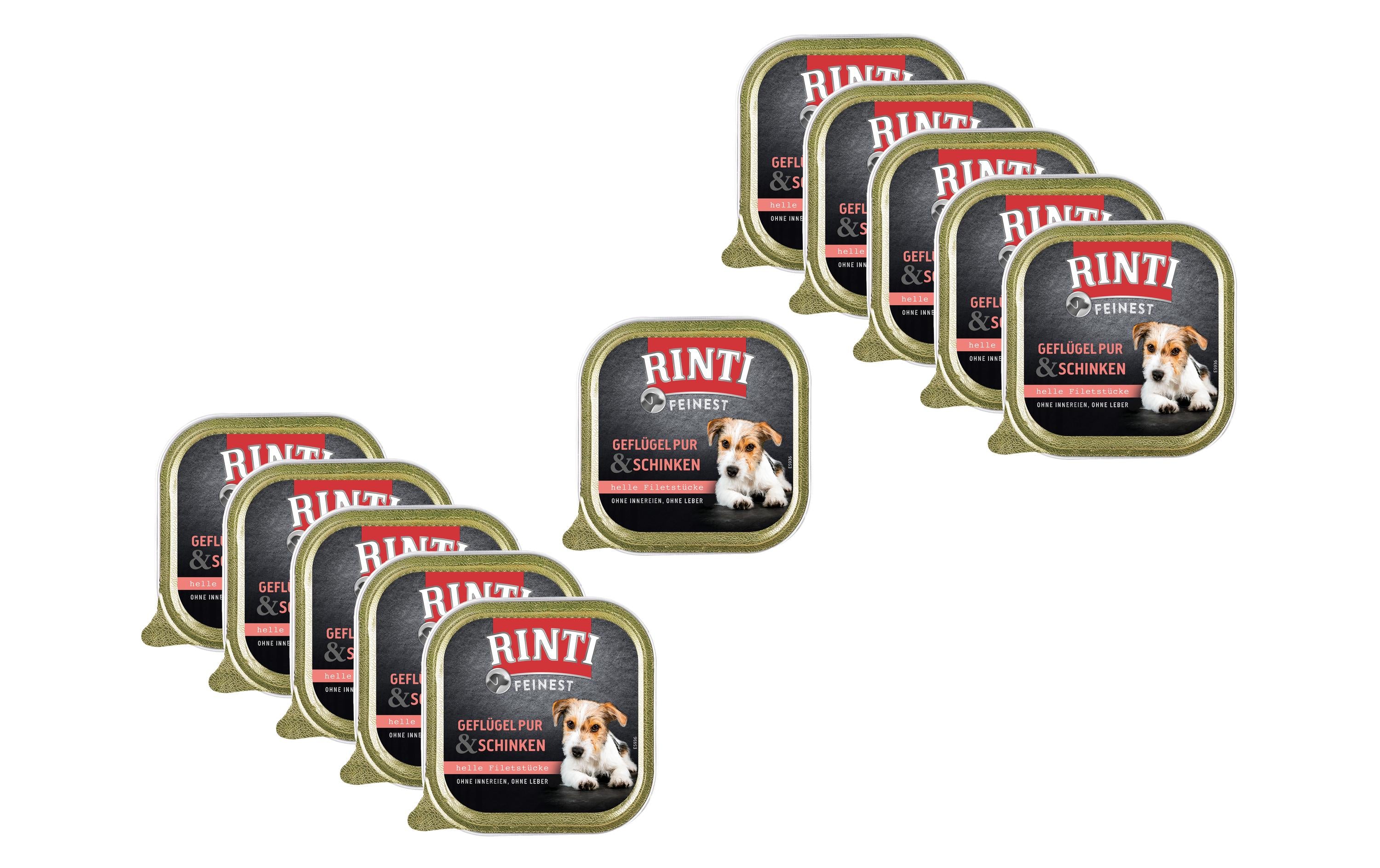 Rinti Feinest Schale Geflügel Pur Schinken 11x150g