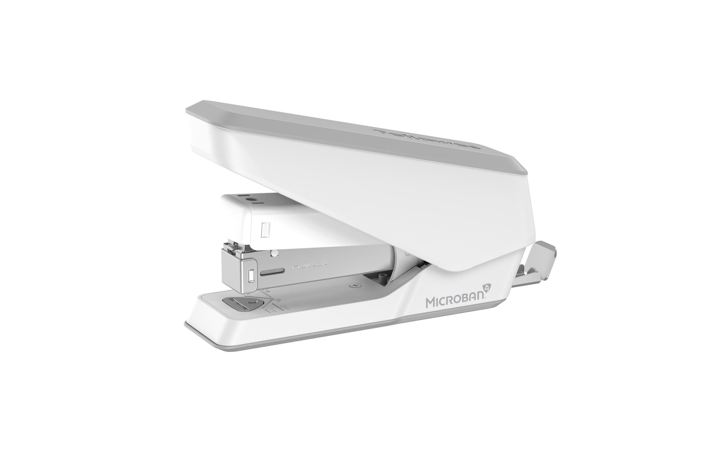 Fellowes Heftgerät LX840 25 Blatt, Halbstreifen, weiss
