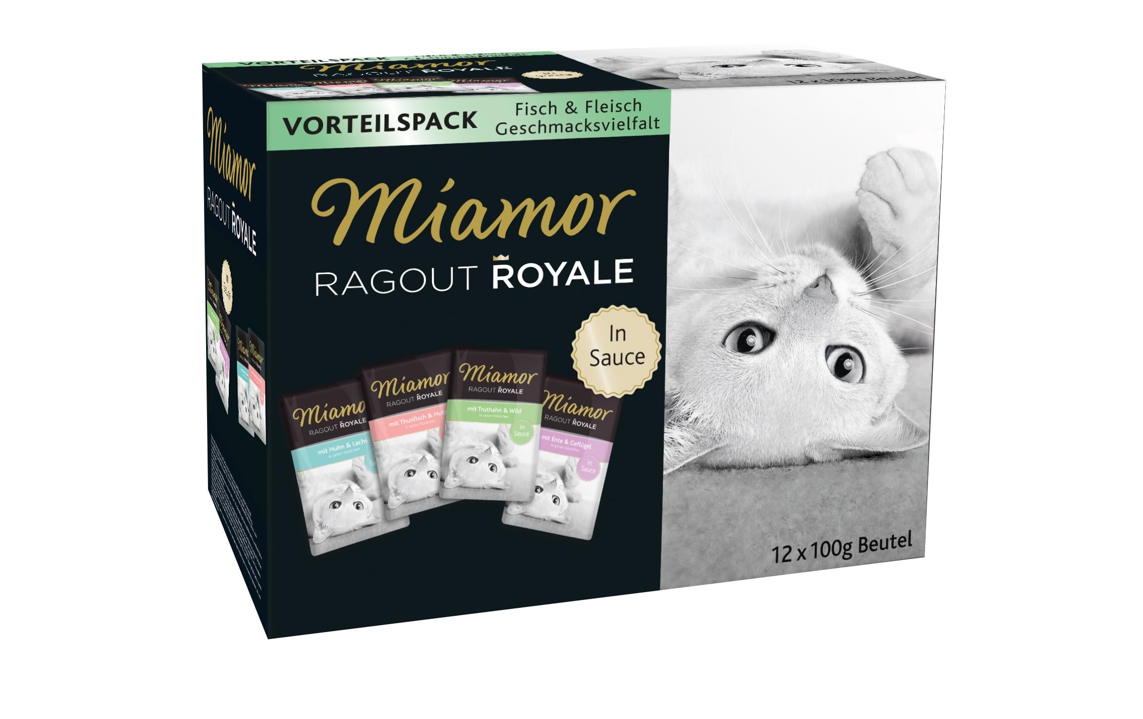 Miamor Ragout Royale in Sauce Multipack 4 Sorten, 12x100g