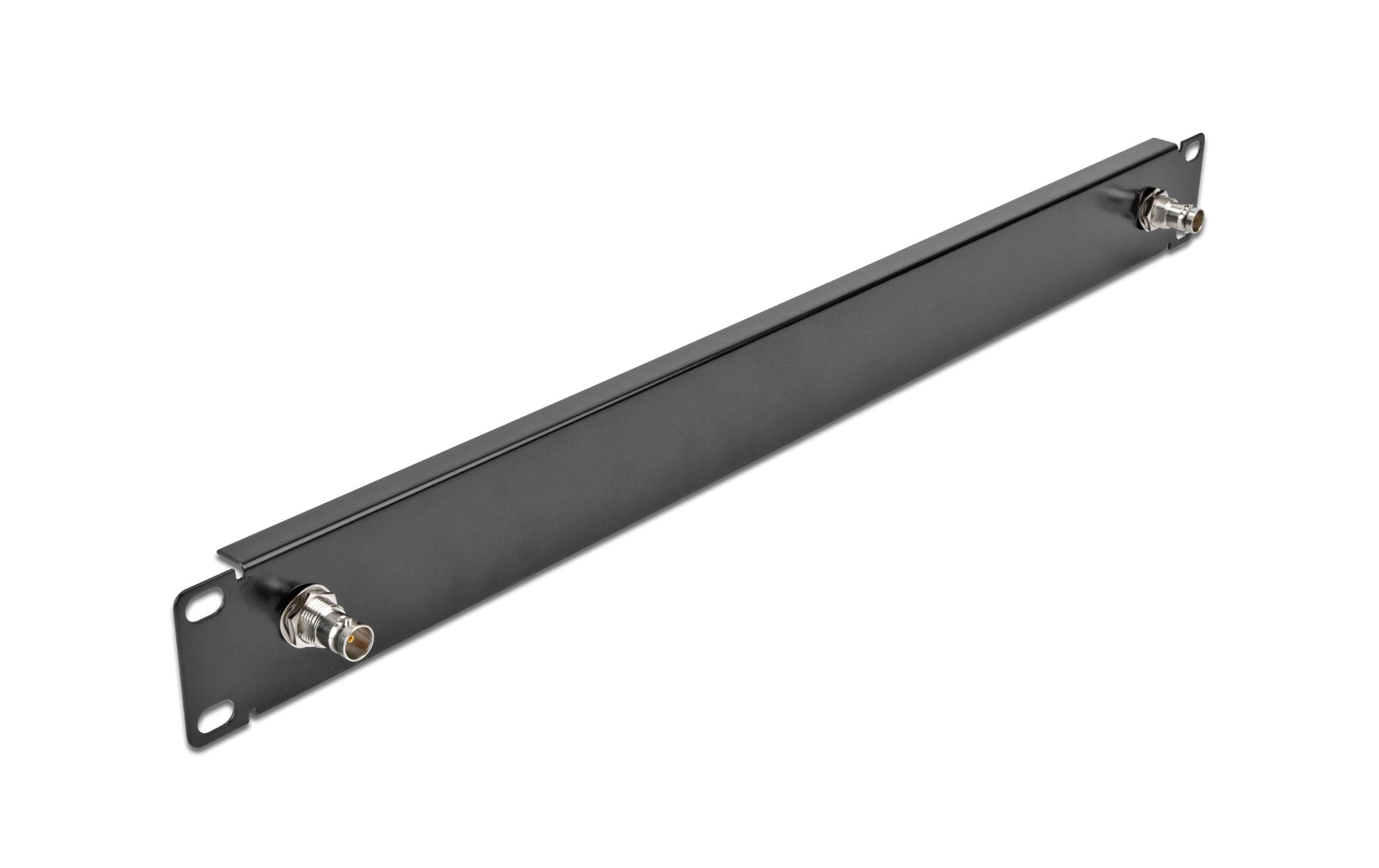 Delock 19" Panel mit 2x BNC Buchse 1 HE, schwarz