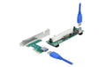 Delock PCI-Express Riserkarte, x1 zu 1x PCI 32 Bit Slot, mit 60 cm Kabel