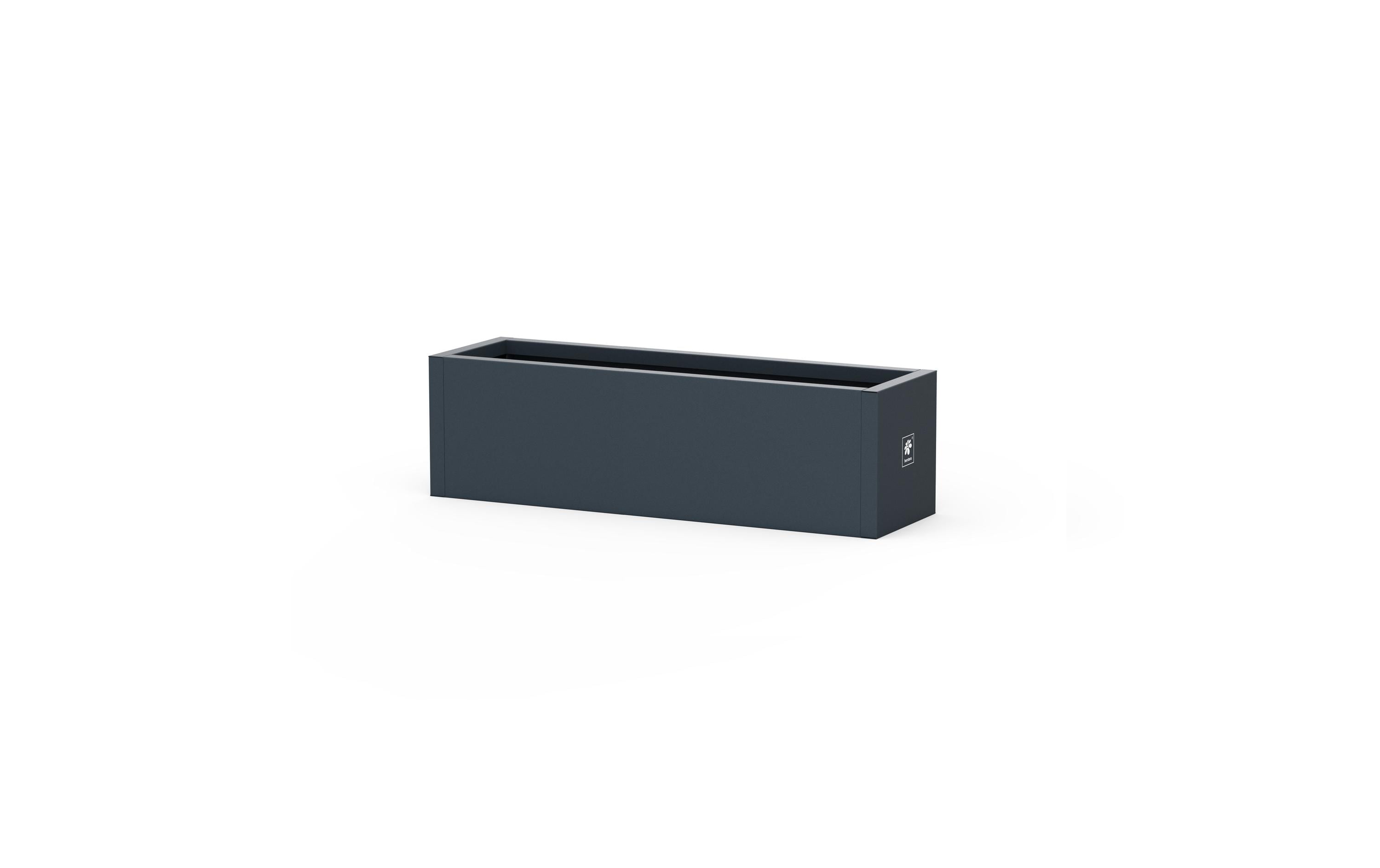 Herstera Metal Planter Balcony 80x25x25cm Anthracite