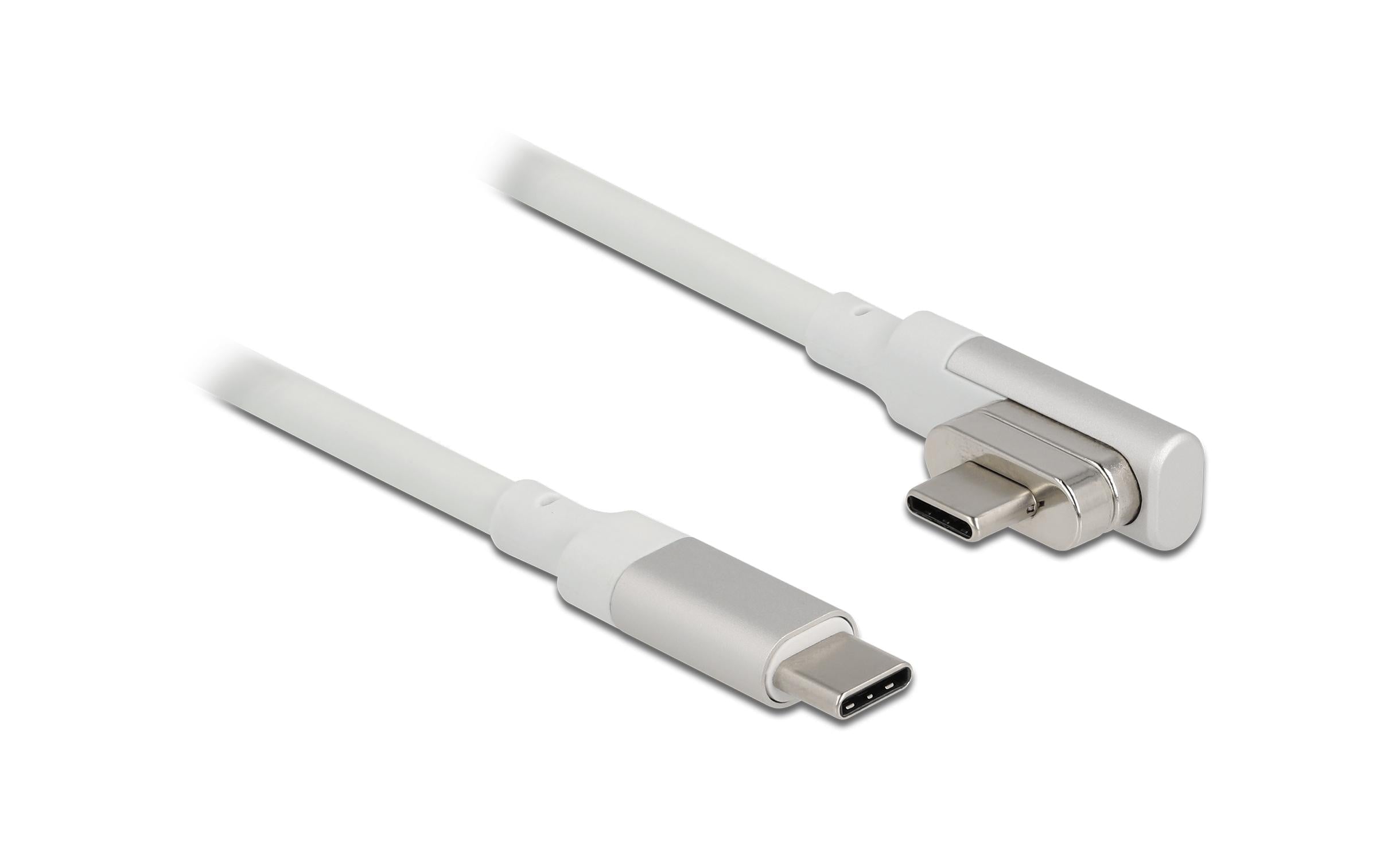 Delock Thunderbolt 3 USB-C Kabel 4k 60Hz Magnetisch,Stecker/Stecker,gewinkelt, 1.20m