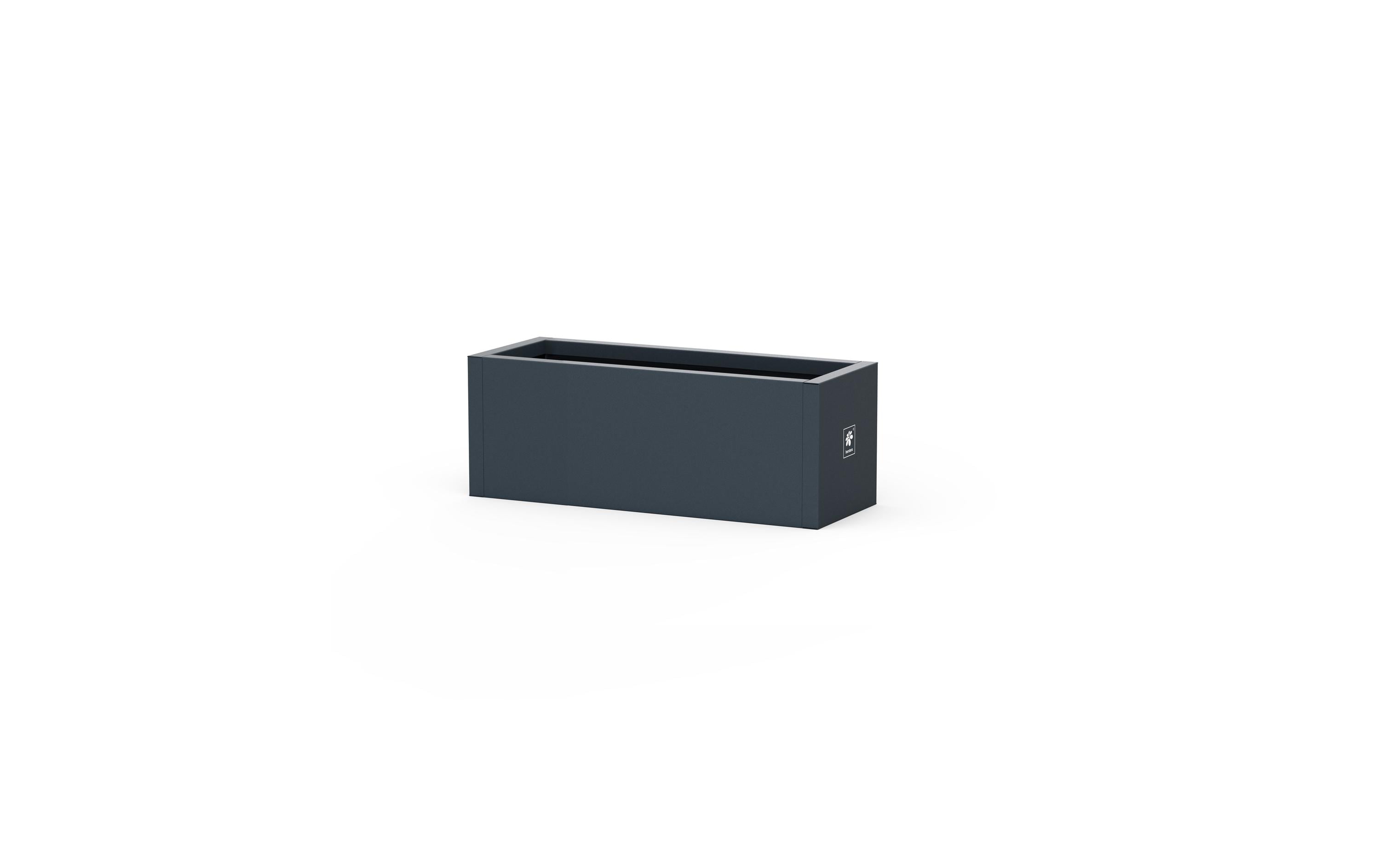 Herstera Metal Planter Balcony 60x25x25cm Anthracite