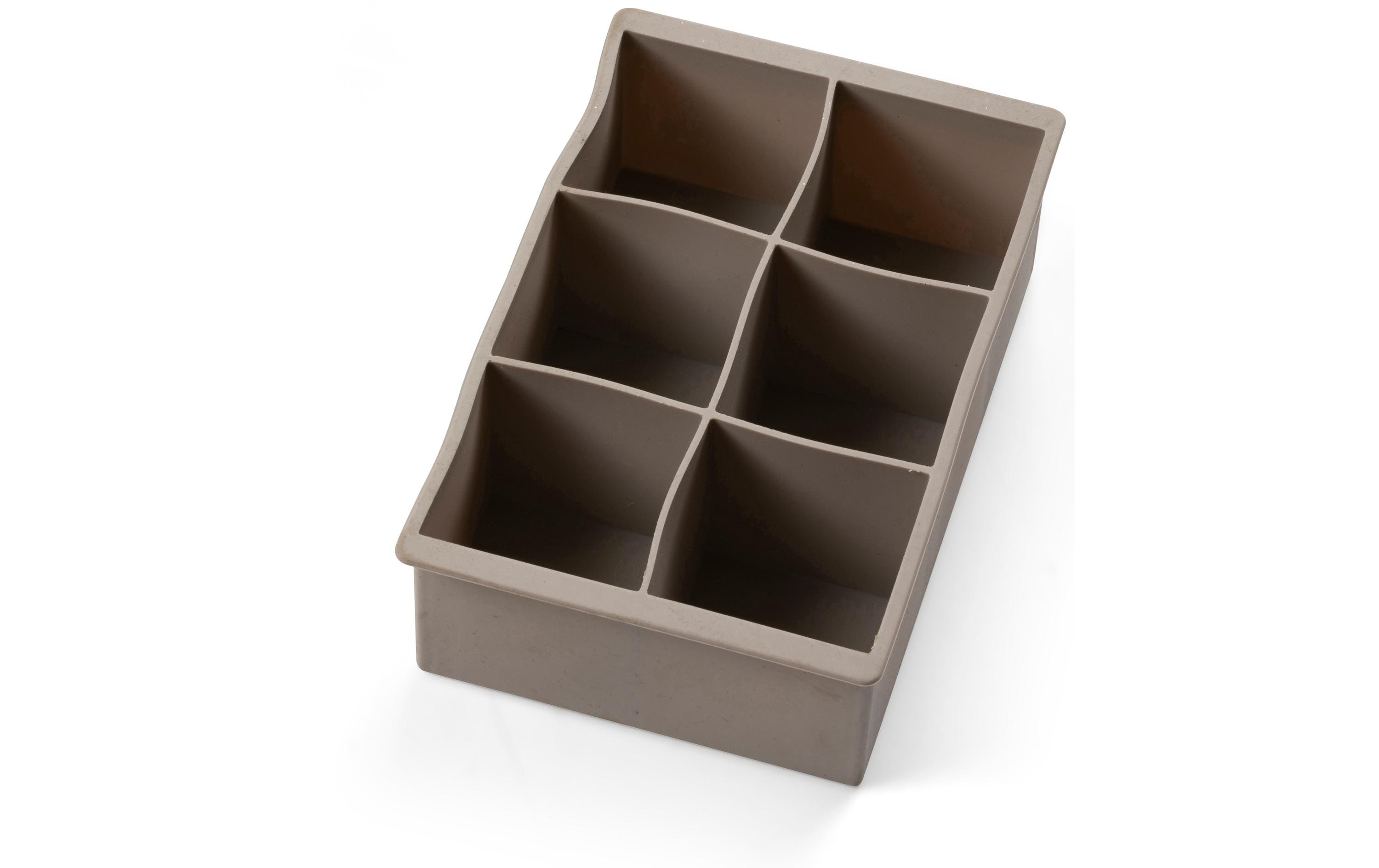 Bitz Eiswürfelform gross grau LxBxH: 17x11.5x5.5cm, Silikon
