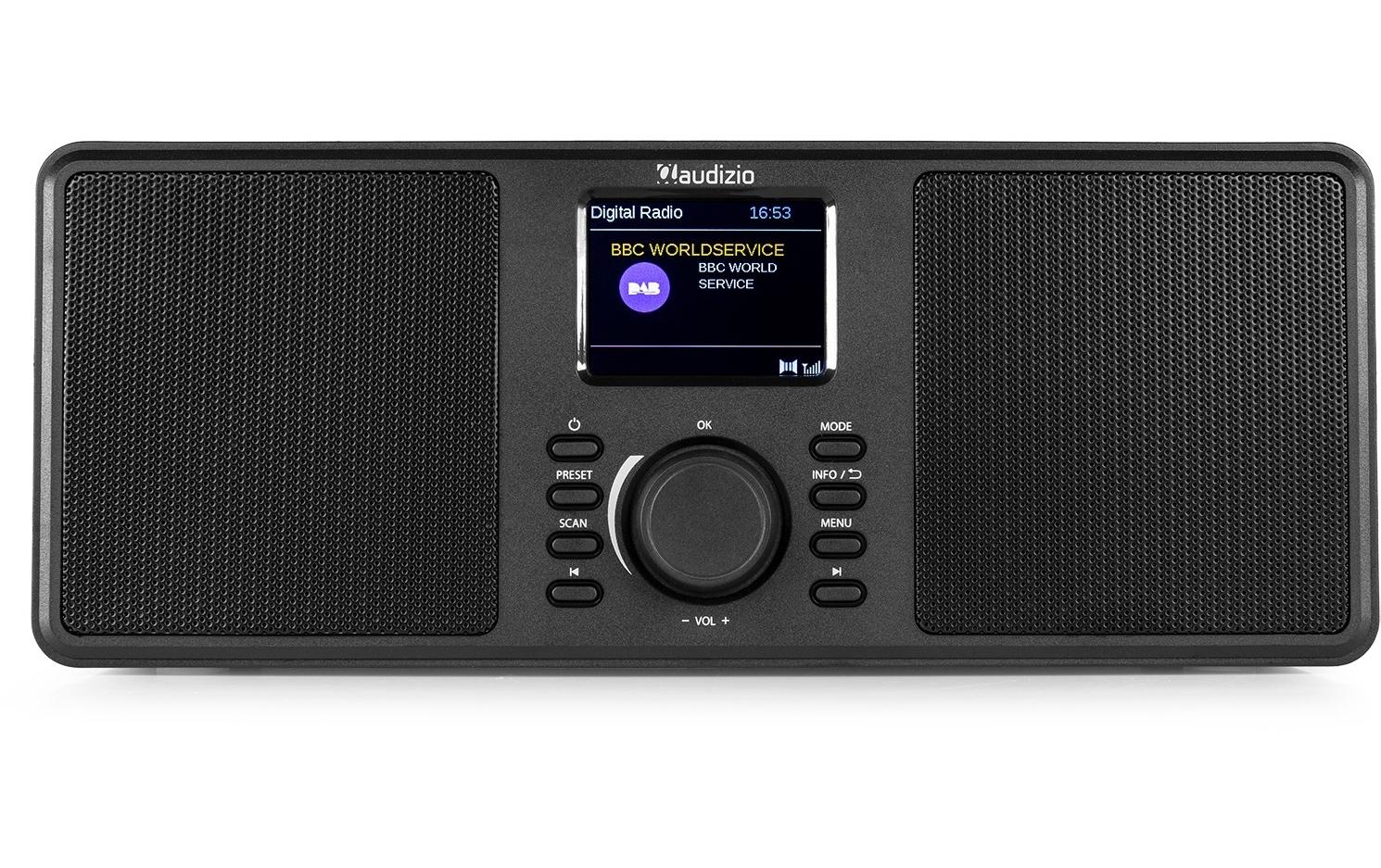 Audizio Monza DAB+ Radio mit FM und BT, schwarz