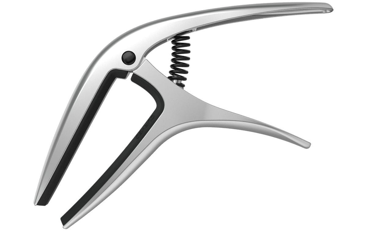 Ernie Ball, 9601 Axis Capo Silber für E-& Akustikgitarren, Axis Capo