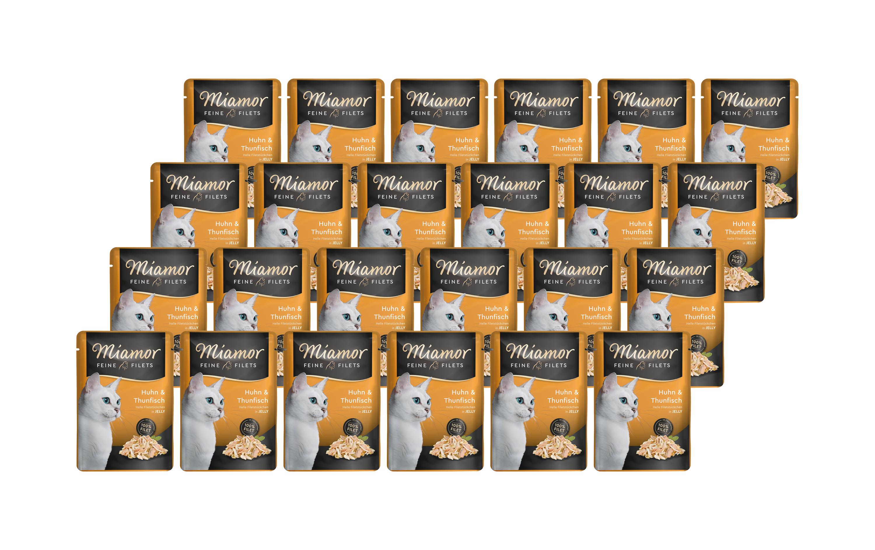 Miamor Feine Filets Huhn & Thunfisch Gelée 24x100g
