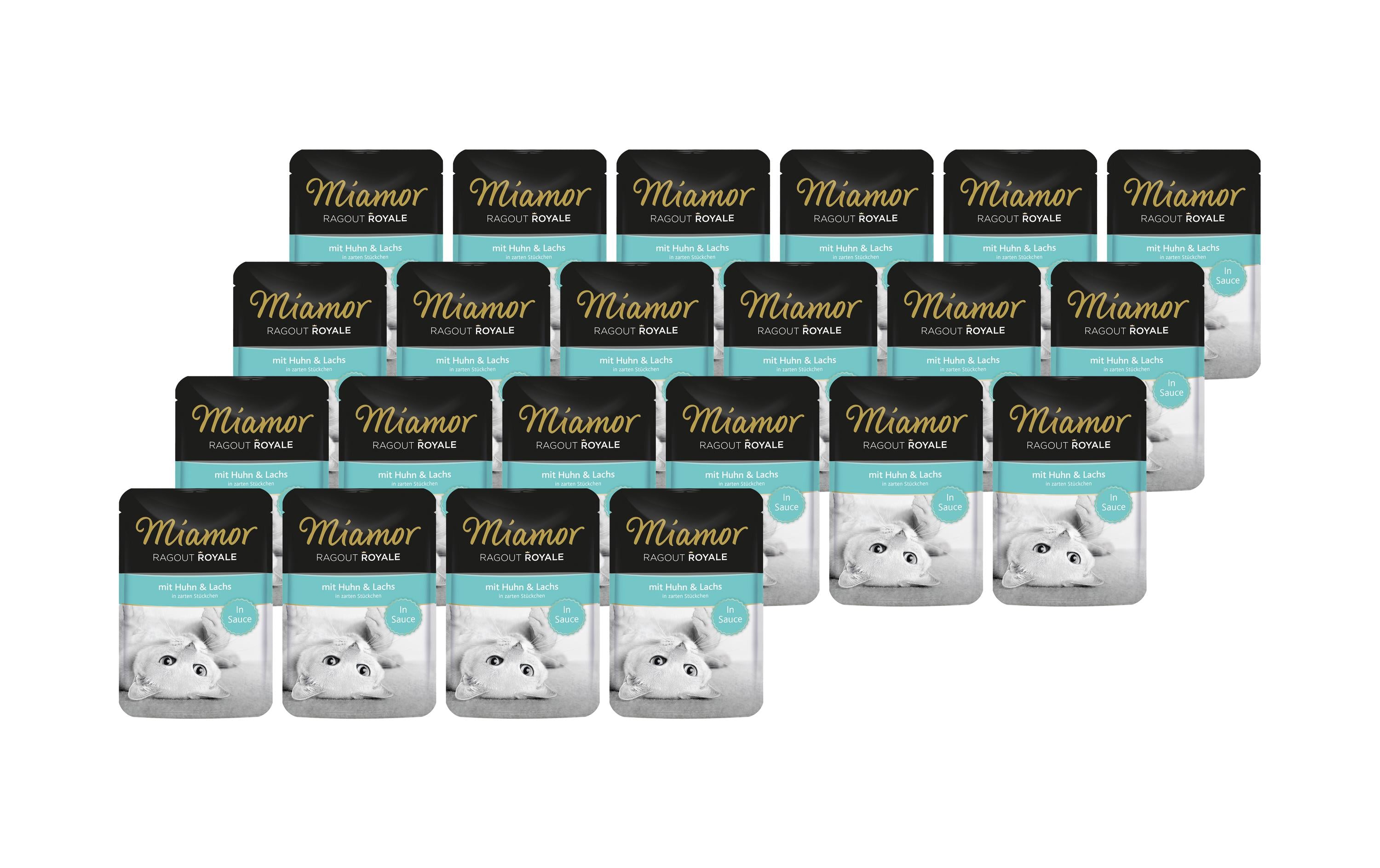 Miamor Ragout Royale Huhn Lachs Sauce 22x100g
