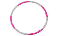 KOOR Hula Hoop Hono 1.5 kg / 8-Segmente grau-magenta, 100cm Durchmesser
