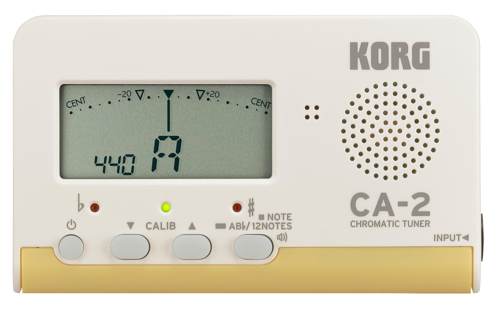 Korg CA-2, chromatisches Stimmgerät weiss