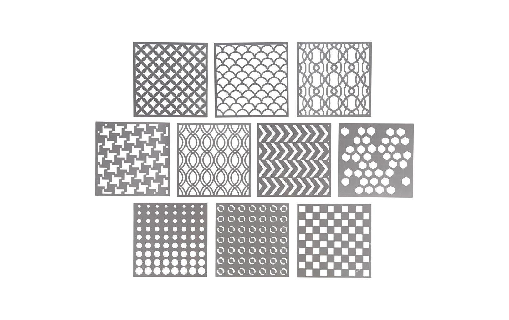 Creativ Company Schablone 15 x 15 cm 10 Blatt, Dicke: 0.31 mm