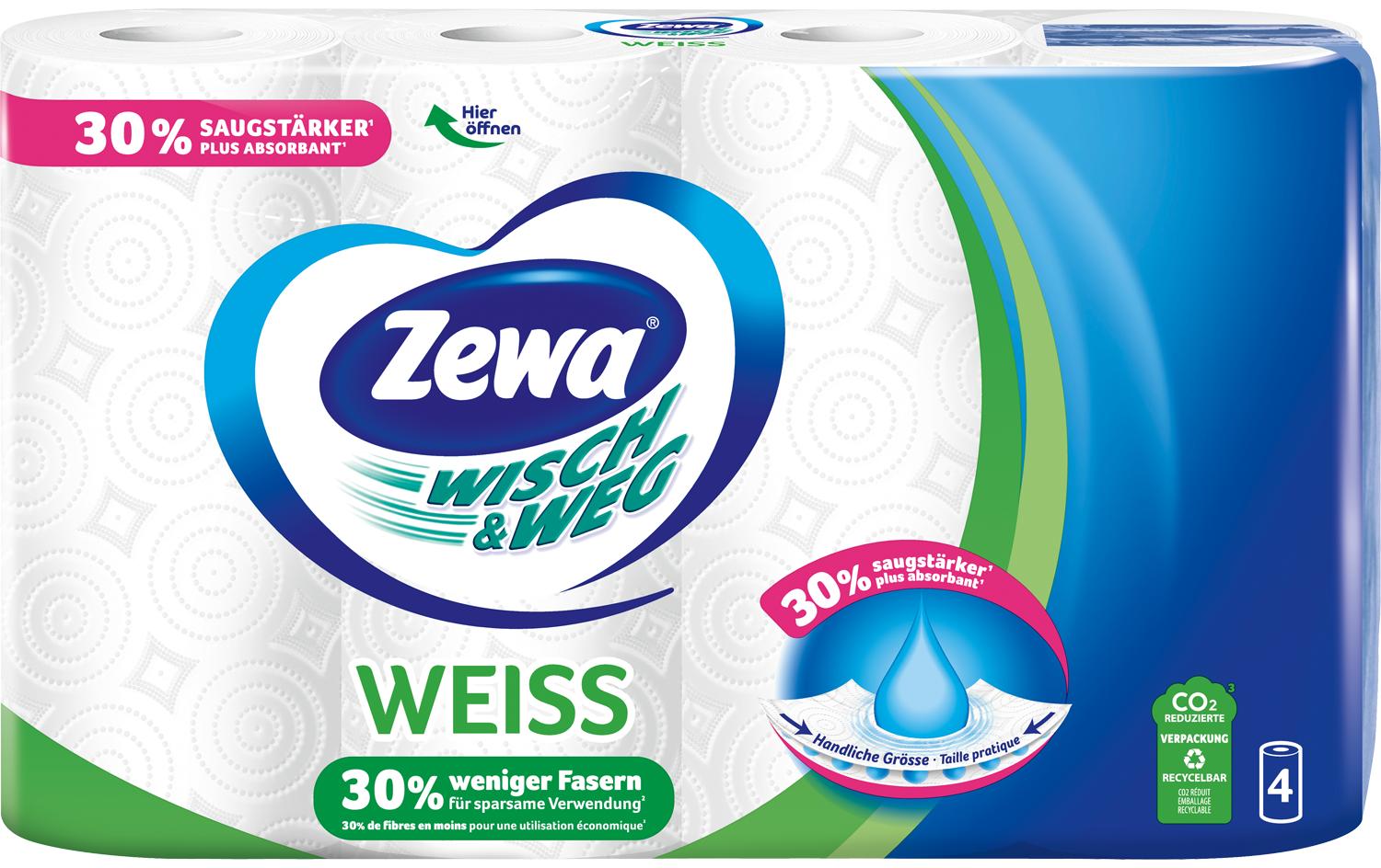 Zewa Wisch&Weg weiss 4x48 Blatt