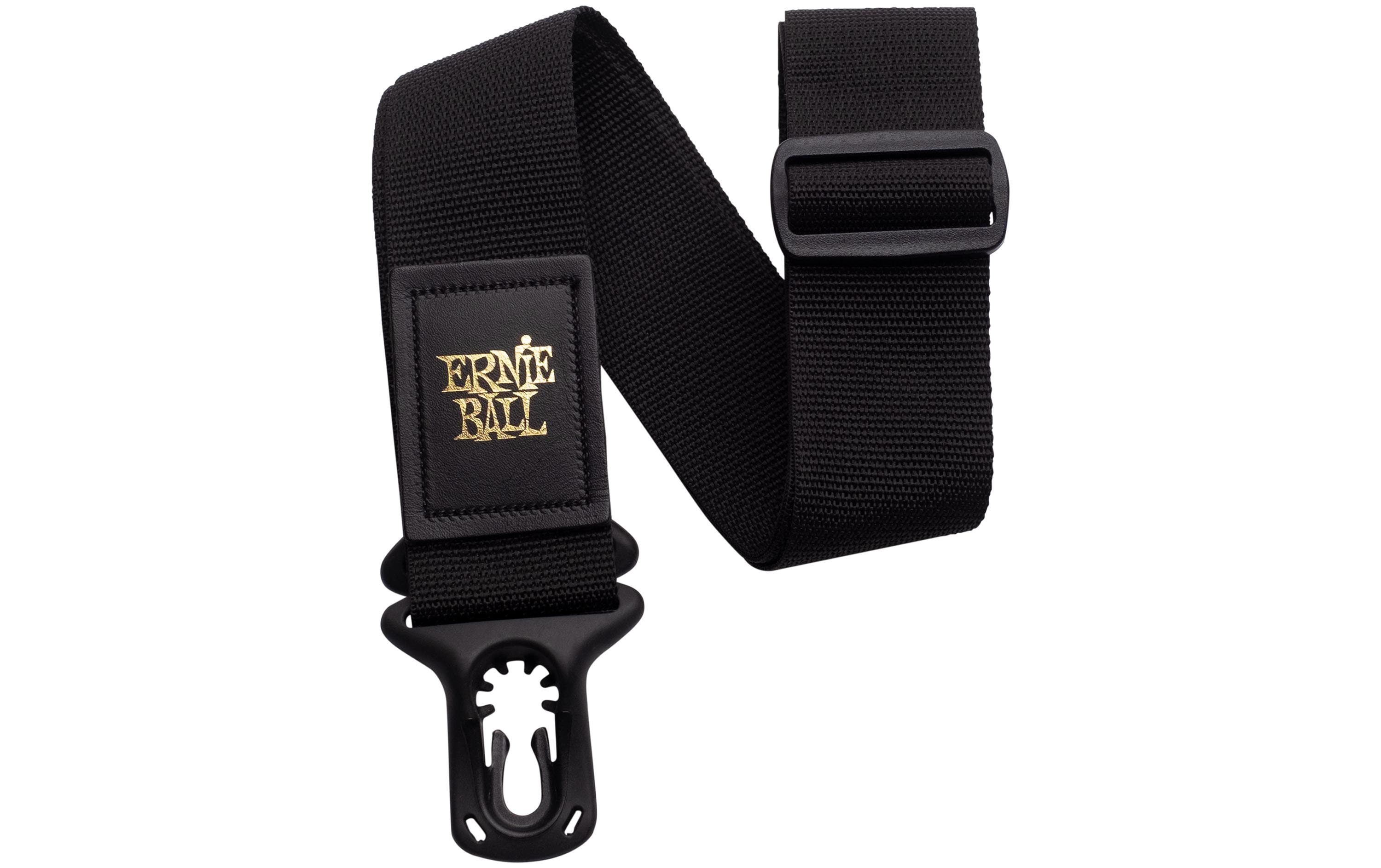 Ernie Ball 4056 Polylock, Locking Gitarrengurt, schwarz