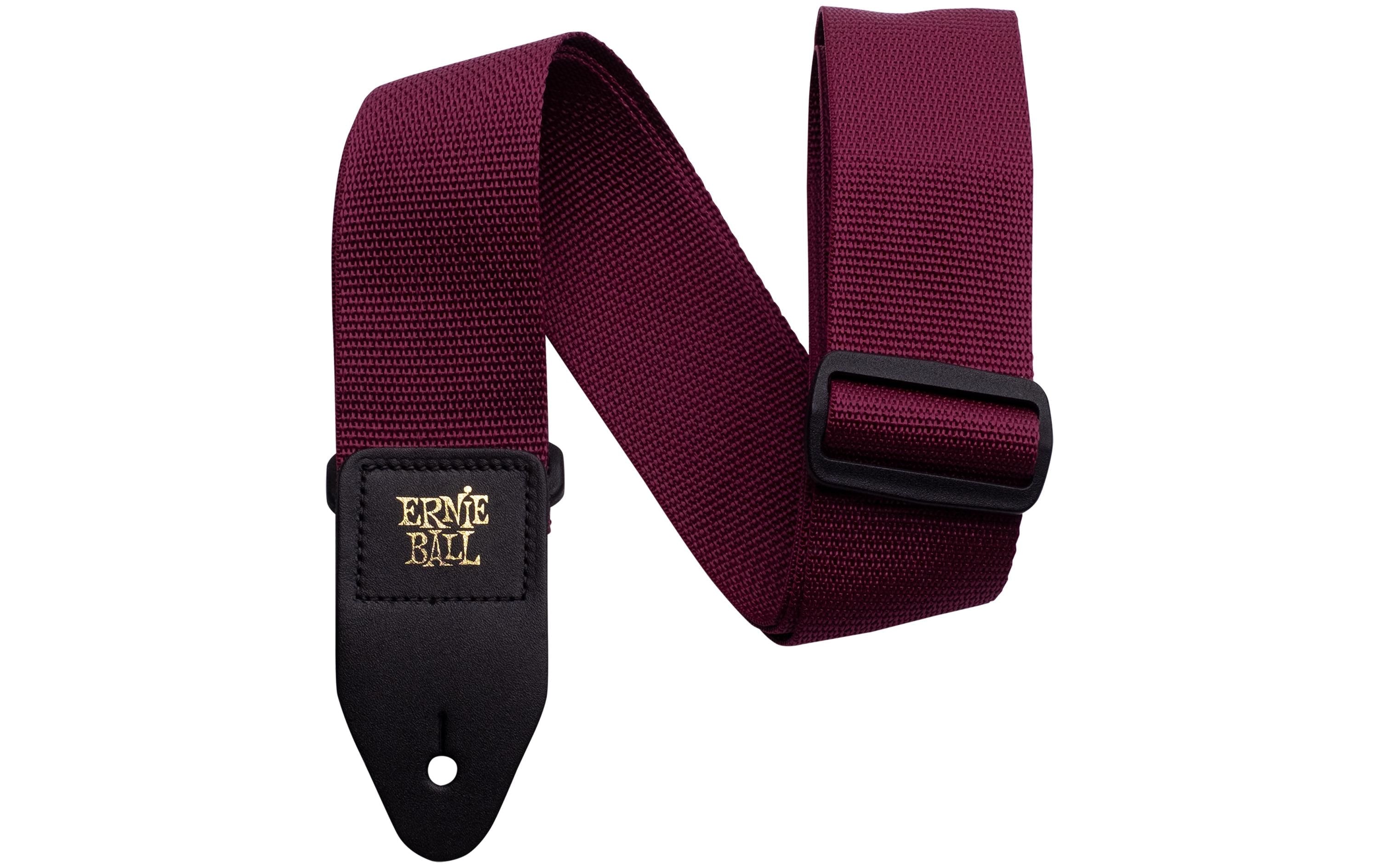 Ernie Ball 4047 Polypro Gitarrengurt, weinrot